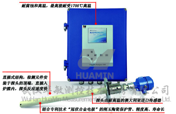 高温直插型氧量分析仪 高温直插型氧量分析仪